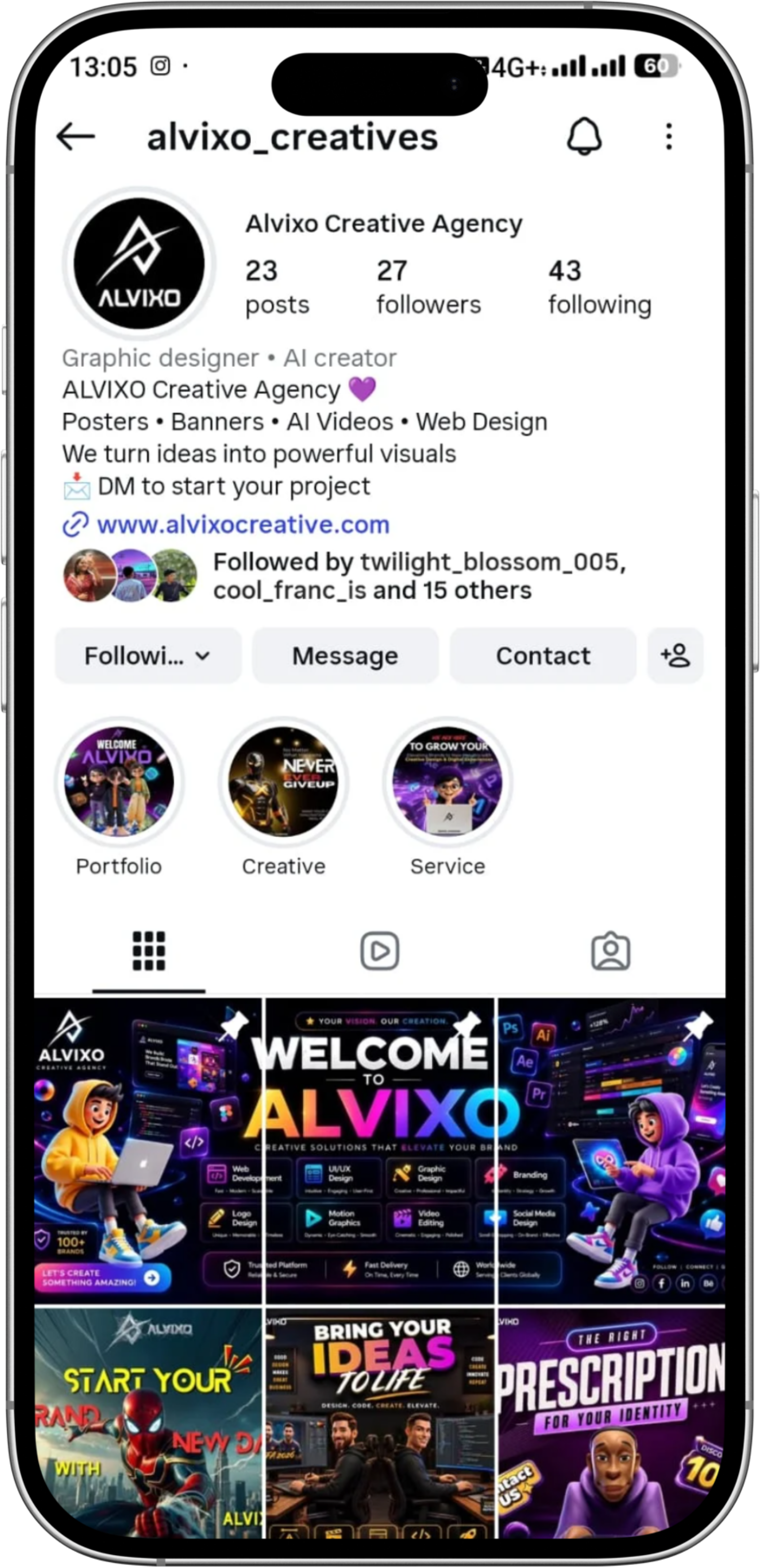 ALVIXO Social Media Showcase